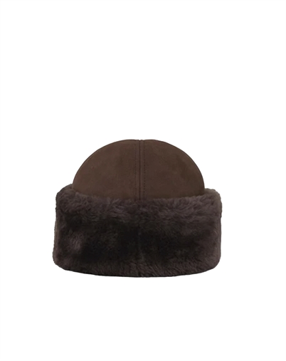 Beck Söndergaard - Dora Shearling Hat - Chocolate Torte